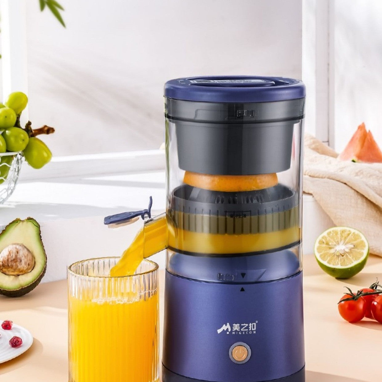 Portable USB Mini Electric Juicer Mixer Extractors Rechargeable Blender Fruit Juice Lemon Maker Cup Household Machine