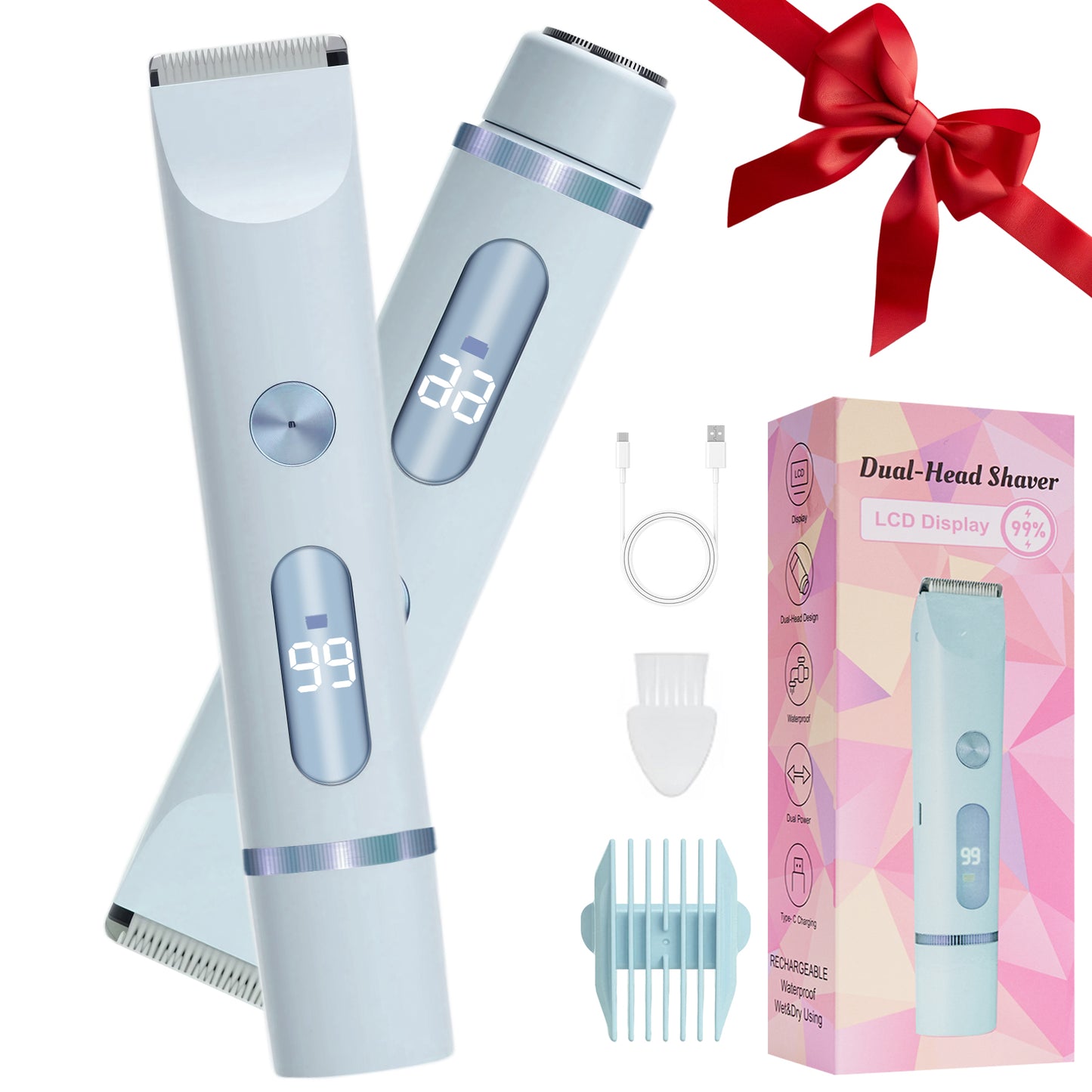 Afeitadora Eléctrica Silenciosa para Mujer – Zonas Delicadas