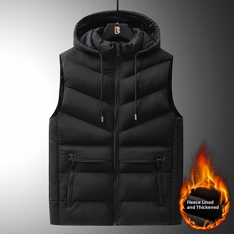 Men's Fashion Down Cotton Coat Vest