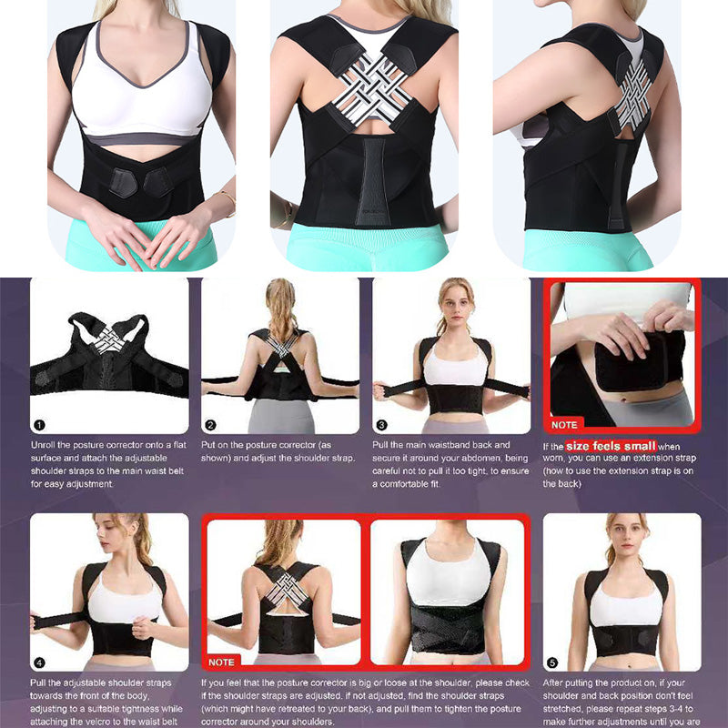 XXXL Anti Hunchback Correction Strap For Women, Invisible Posture Correction Strap, Posture Correction, Shoulder Opening, Beautiful Back, Straight Waist, Anti Hunchback Artifact