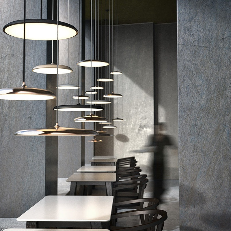 Dining Room Chandelier Macaron Flying Saucer Artistic Lamp
