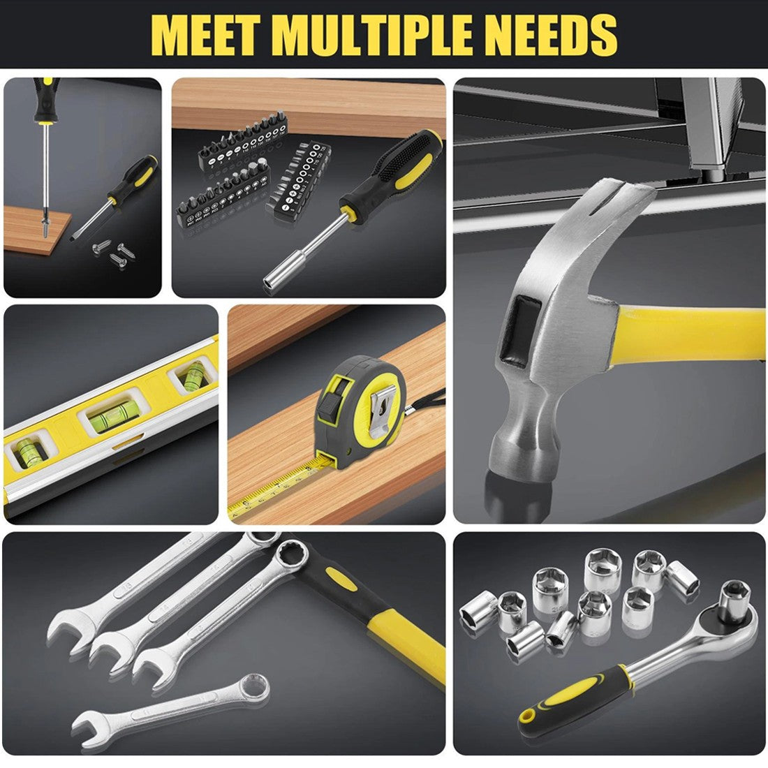 Hand Tool Kit Set 108pcs Household Daily Maintenance Car Repair Hardware Tools