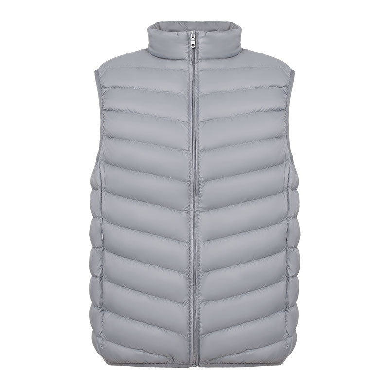 Men's Stand Collar Vest Thin