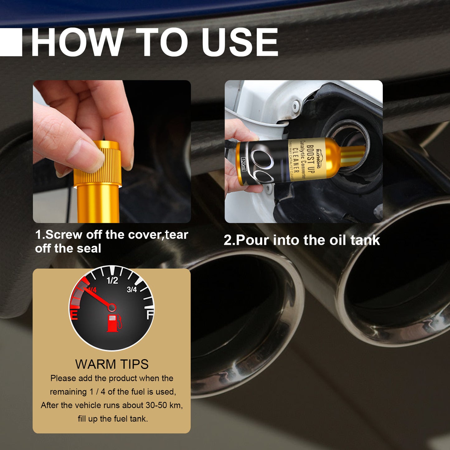 Engine Interior Non Removable Car Cleaning Agent