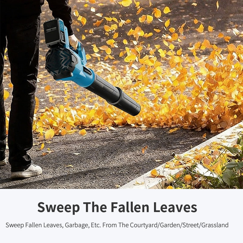 Cordless 6 Speed Mode Leaf Blowers With 2 X Batteries And Charger For Patio Cleaning, Lawn Care, Blowing Leaves
